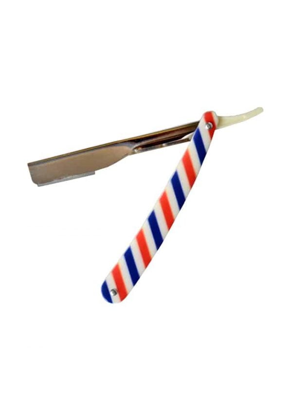 Straight Razor - Barber Pole