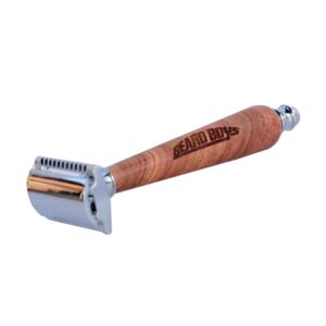 Double Edge Safety Razor - Kiaat Wood