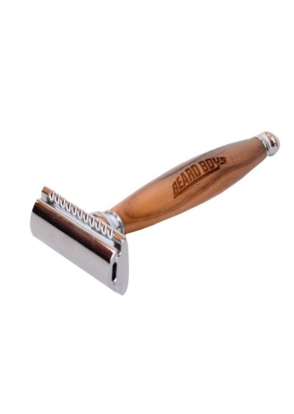 Double Edge Safety Razor - Wild Olive/Olein Wood