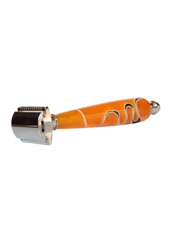 Double Edge Razor - Orange & Black