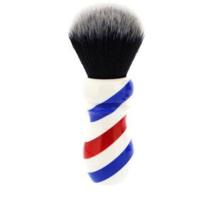 Shaving Brush - Barber Pole Long Tuxedo