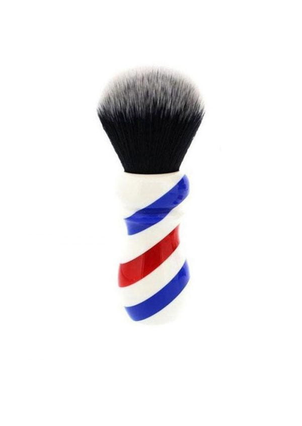Shaving Brush - Barber Pole Long Tuxedo
