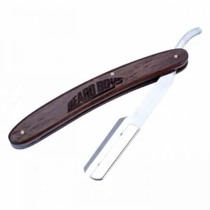 Straight Razor - Purple Heart Wood