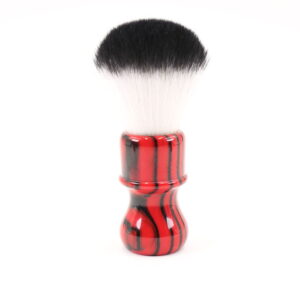 Shaving Brush - Red Zebra