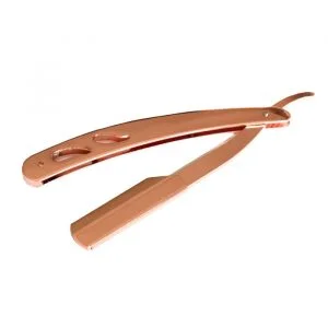 Rose Gold Straight Razor