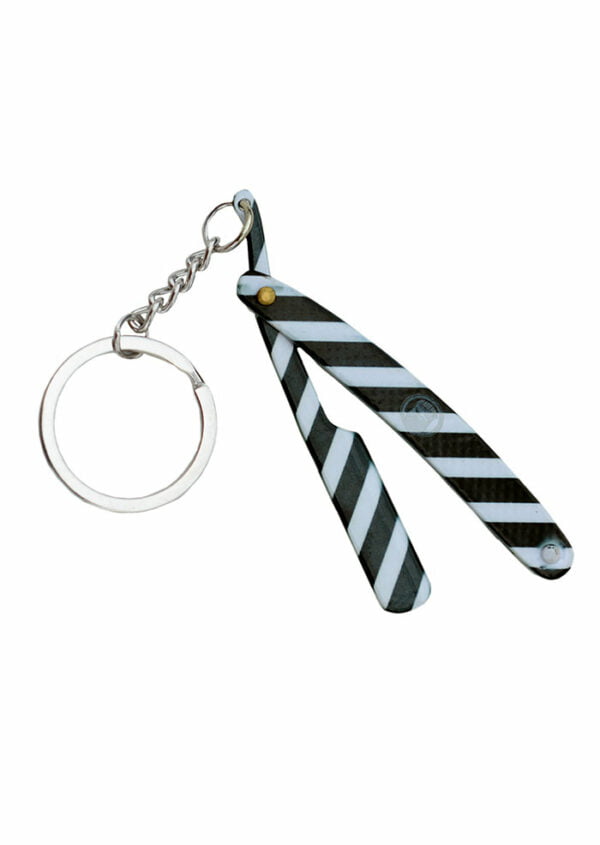 Straight Razor Key Ring