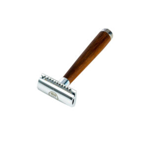 Double Edge Razor - Brown Oak
