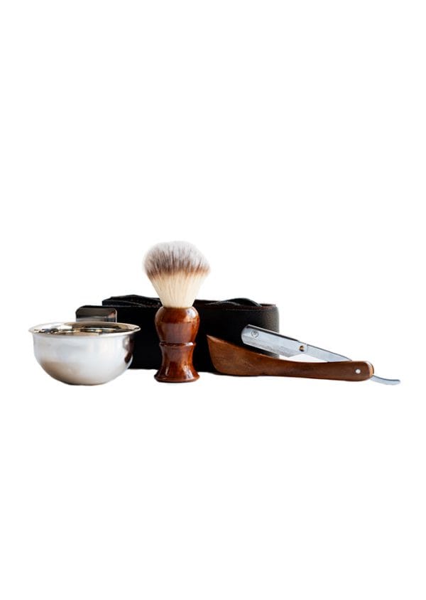 Beginner Straight Razor Shaving Kit + Storage Bag