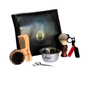 Grooming & Shaving Kit + Storage Bag