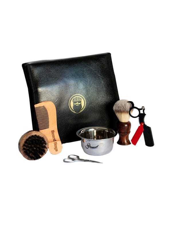 Grooming & Shaving Kit + Storage Bag