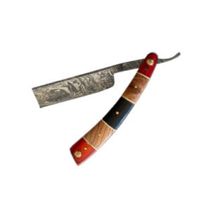 Straight Razor -Damascus Aswad