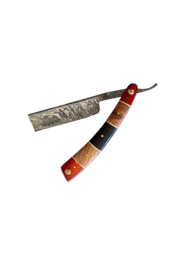 Straight Razor -Damascus Aswad