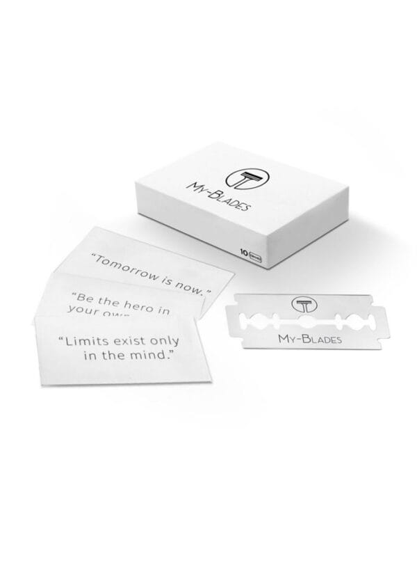 My-Blades Silver Double Edge Razor Blades